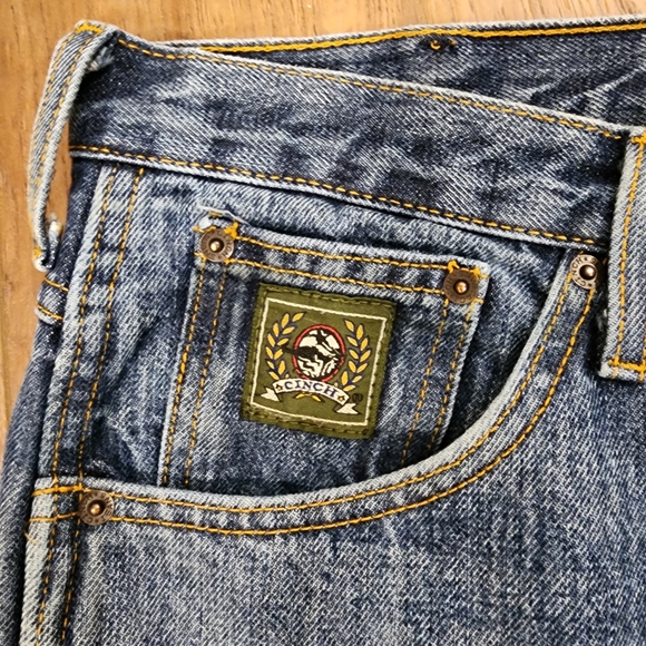 Cinch Men's Green Label Dark Wash Relaxed Denim Jeans Western Cowboy size 36x32 - Picture 2 of 10